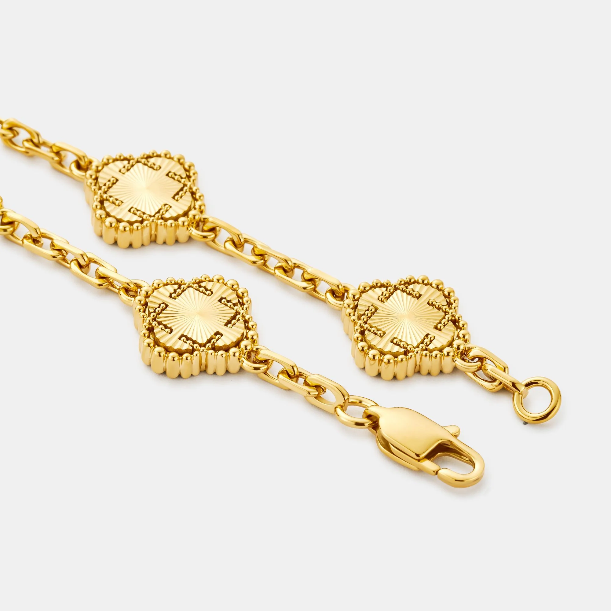 Clover Bracelet (Gold) - Image 2
