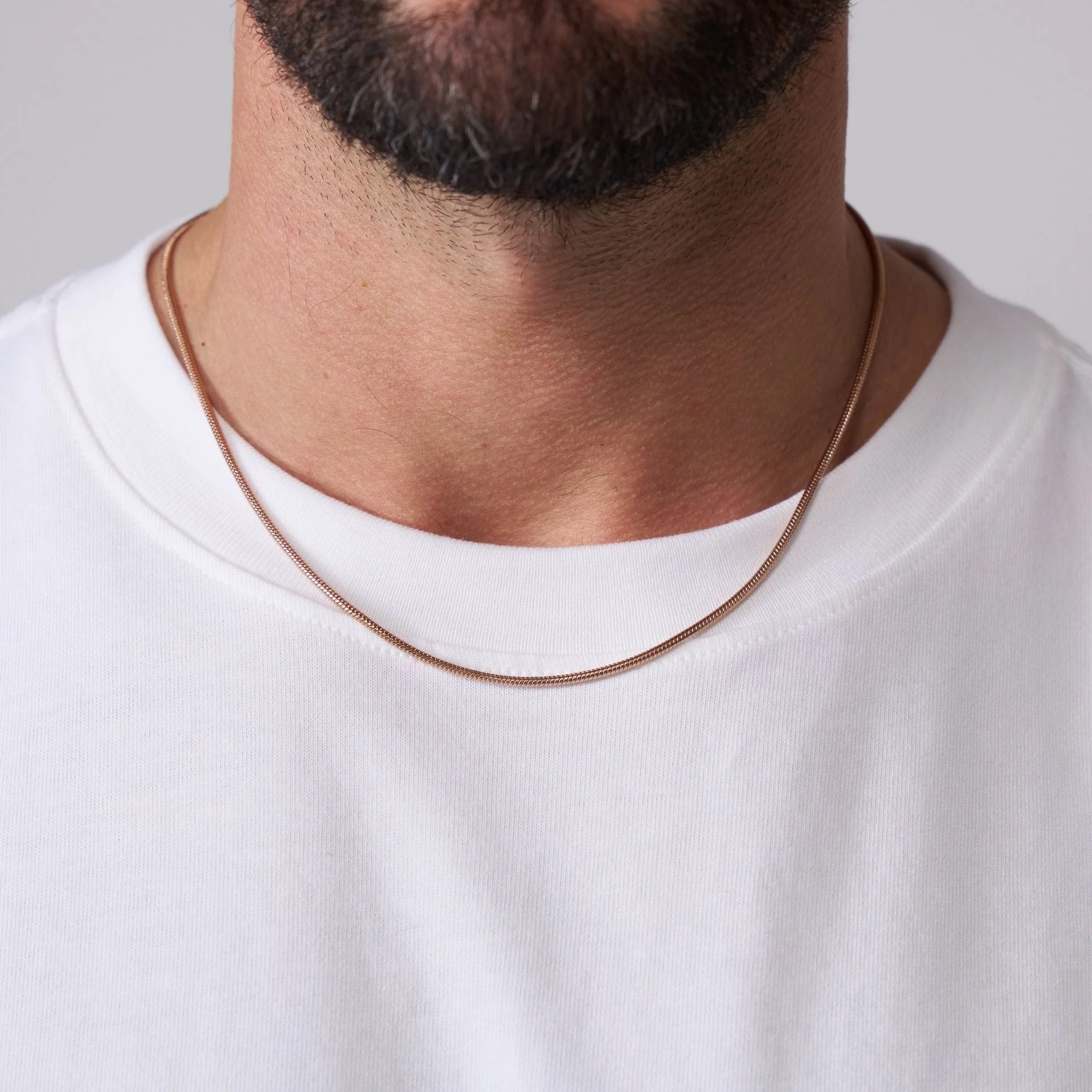 Snake Chain (Rose Gold) 2mm - Image 2